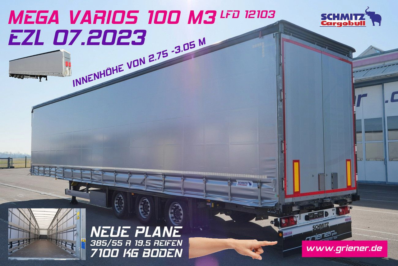 Schmitz Cargobull SCS 24 /MEGA VARIOS LASI 12642 XL /2,75 -3,05 m - Poluprikolica s ceradom: slika Schmitz Cargobull SCS 24 /MEGA VARIOS LASI 12642 XL /2,75 -3,05 m - Poluprikolica s ceradom Schmitz Cargobull SCS 24 /MEGA VARIOS LASI 12642 XL /2,75 -3,05 m - Poluprikolica s ceradom: slika Schmitz Cargobull SCS 24 /MEGA VARIOS LASI 12642 XL /2,75 -3,05 m - Poluprikolica s ceradom