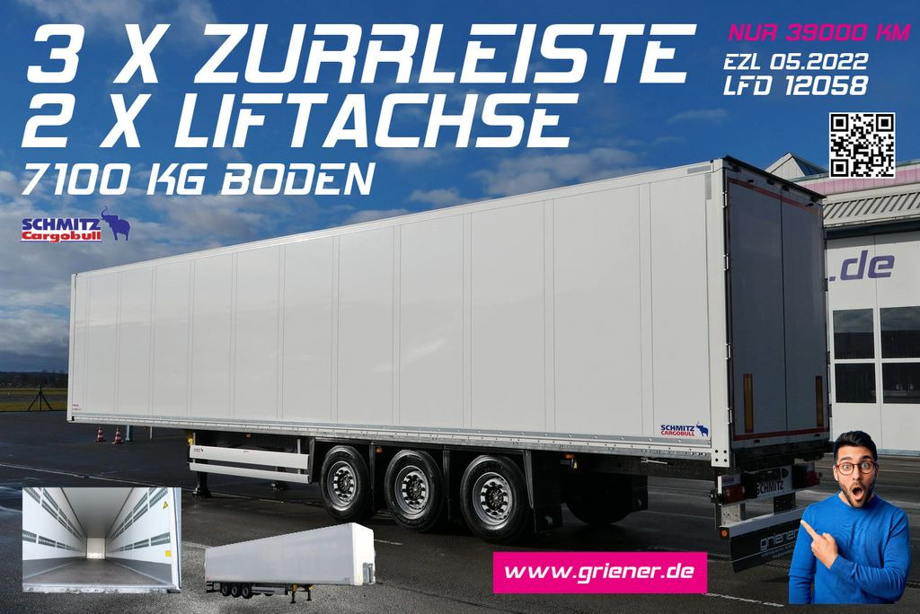 Schmitz Cargobull SKO 24/ 3 x ZURRLEISTE / LED/ LIFT 39 tsd km - Poluprikolica sa zatvorenim sandukom: slika Schmitz Cargobull SKO 24/ 3 x ZURRLEISTE / LED/ LIFT 39 tsd km - Poluprikolica sa zatvorenim sandukom Schmitz Cargobull SKO 24/ 3 x ZURRLEISTE / LED/ LIFT 39 tsd km - Poluprikolica sa zatvorenim sandukom: slika Schmitz Cargobull SKO 24/ 3 x ZURRLEISTE / LED/ LIFT 39 tsd km - Poluprikolica sa zatvorenim sandukom