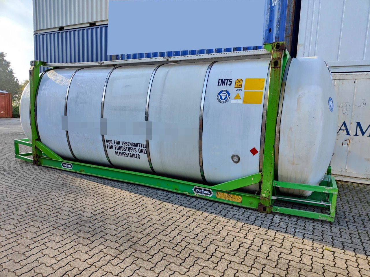 Transporter kontejnera/ Poluprikolica s izmjenjivim sanducima 31.000 Liter  V4A  Lebensmittel  ADR: slika Transporter kontejnera/ Poluprikolica s izmjenjivim sanducima 31.000 Liter  V4A  Lebensmittel  ADR