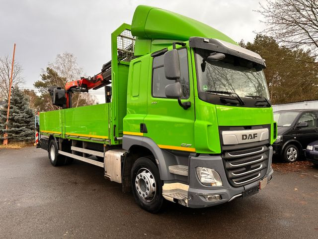 DAF CF 370 mit Kran Klima Tempomat - Kamion s otvorenim sandukom, Kamion s kranom: slika DAF CF 370 mit Kran Klima Tempomat - Kamion s otvorenim sandukom, Kamion s kranom DAF CF 370 mit Kran Klima Tempomat - Kamion s otvorenim sandukom, Kamion s kranom: slika DAF CF 370 mit Kran Klima Tempomat - Kamion s otvorenim sandukom, Kamion s kranom