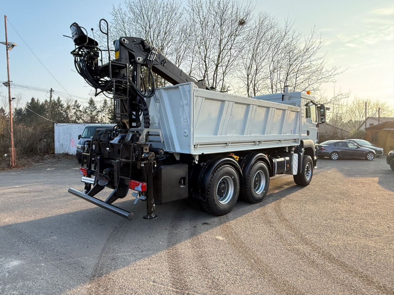 Kiper MAN TGS 26.400 Kipper mit Kran Jonsered 6x4: slika Kiper MAN TGS 26.400 Kipper mit Kran Jonsered 6x4