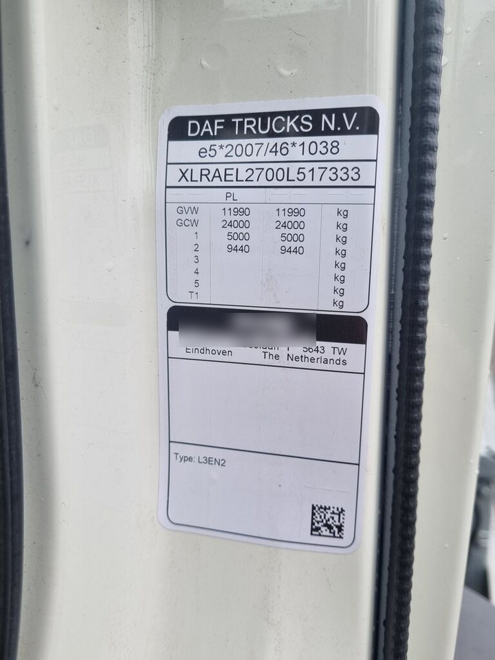 Novi Kamion s kukastom dizalicom DAF LF 55 260: slika Novi Kamion s kukastom dizalicom DAF LF 55 260