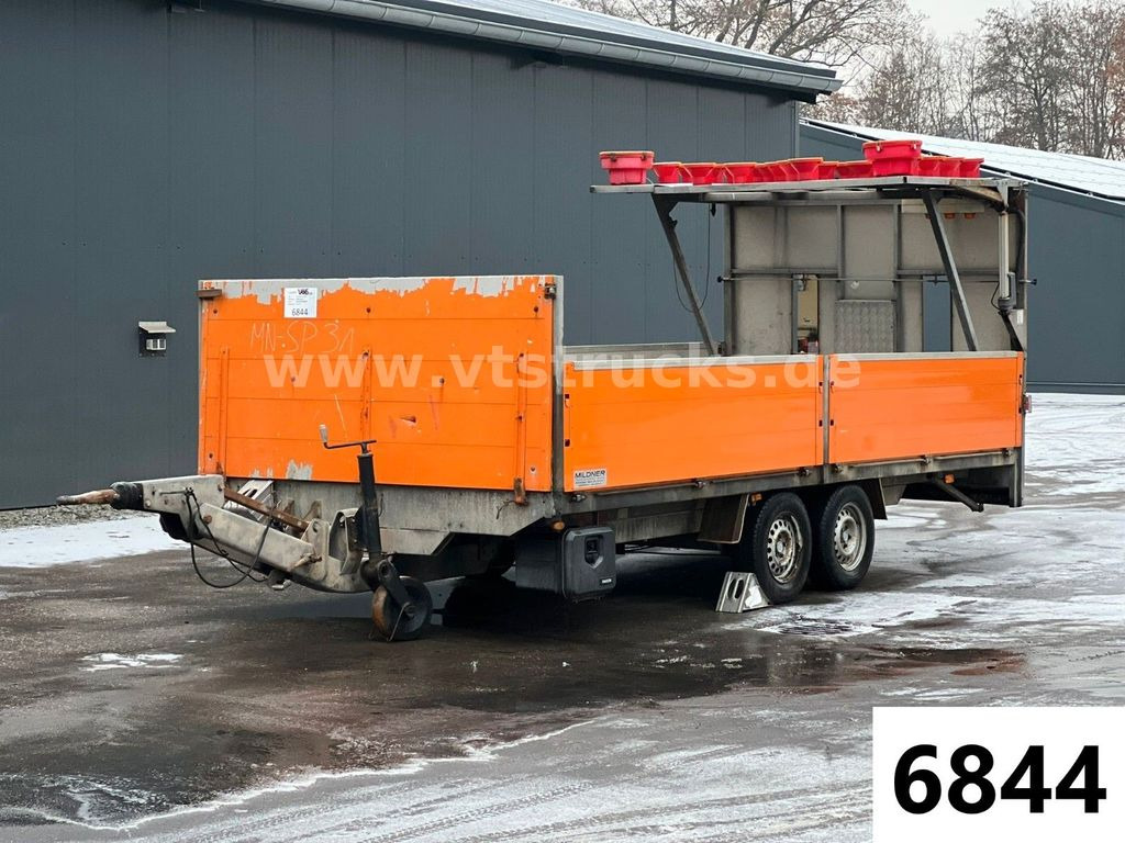 Prikolica plato/ Otvoreni sanduk Trebbiner KH 35.52 Pritsche mit Verkehrsleitschildtafel: slika Prikolica plato/ Otvoreni sanduk Trebbiner KH 35.52 Pritsche mit Verkehrsleitschildtafel