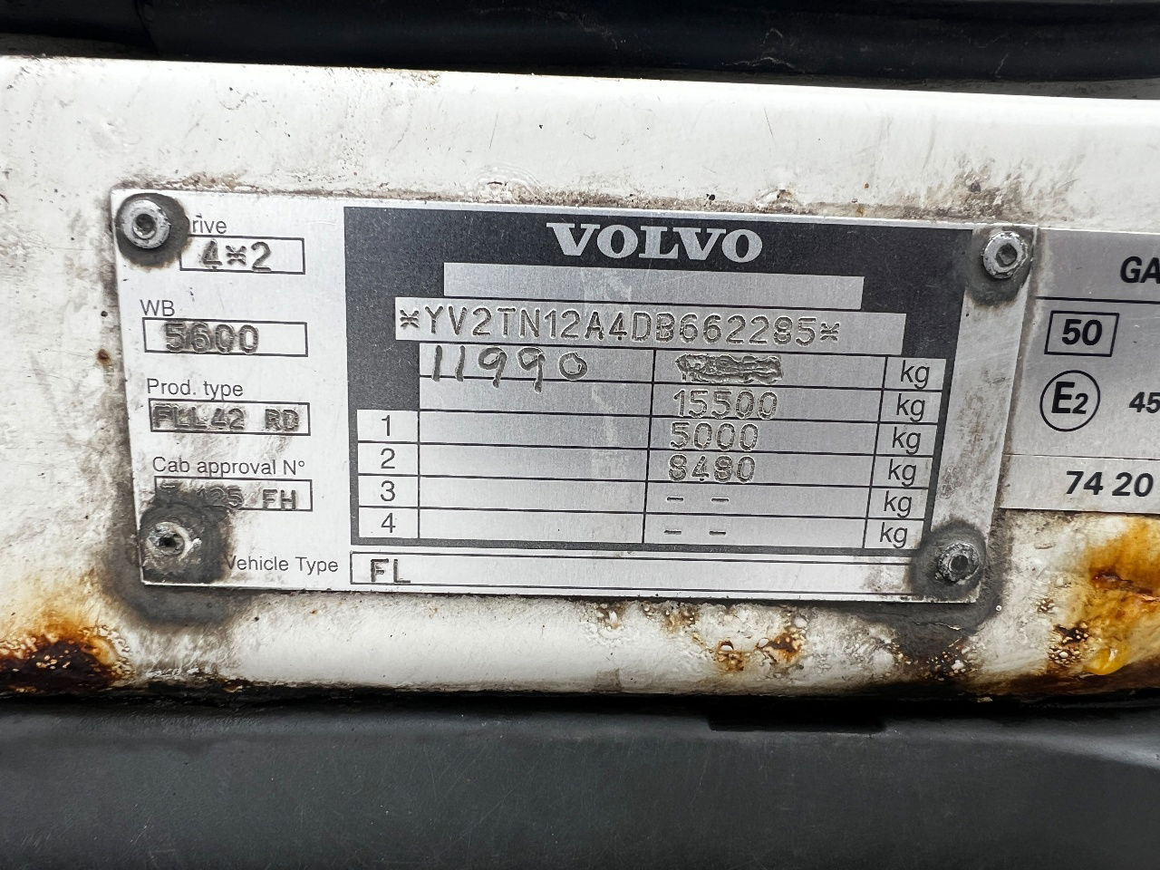Kamion sandučar Volvo FL 12.240 Euro 5, NL truck: slika Kamion sandučar Volvo FL 12.240 Euro 5, NL truck