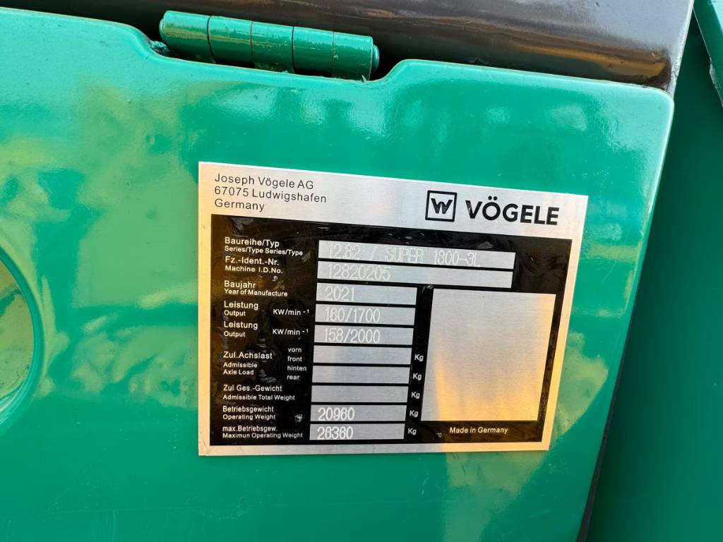 Vögele 1800-3 - Finišer za asfalt: slika Vögele 1800-3 - Finišer za asfalt Vögele 1800-3 - Finišer za asfalt: slika Vögele 1800-3 - Finišer za asfalt