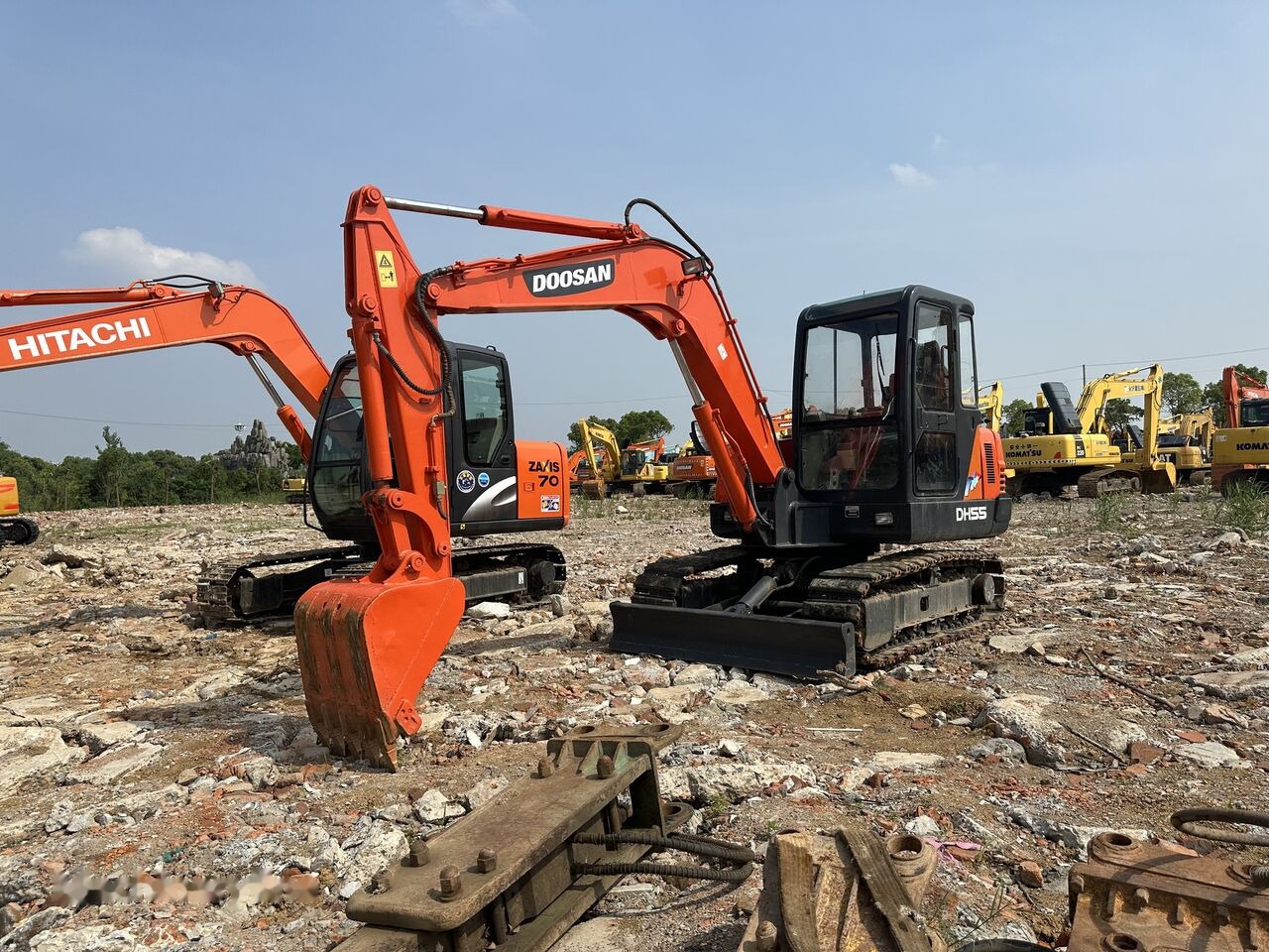 Doosan DH55 - Bager gusjeničar: slika Doosan DH55 - Bager gusjeničar Doosan DH55 - Bager gusjeničar: slika Doosan DH55 - Bager gusjeničar