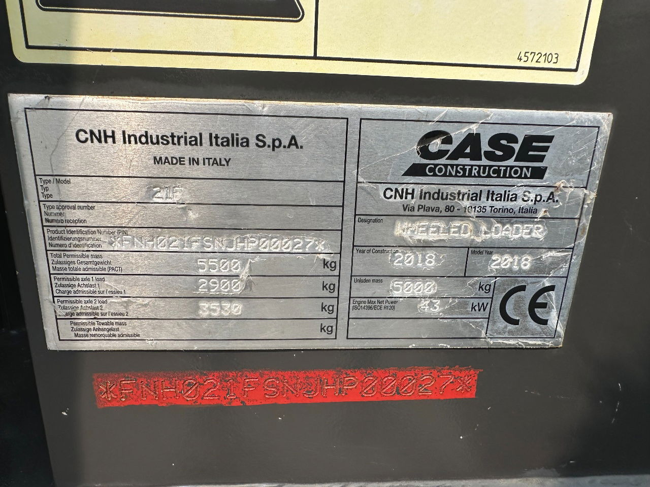 Utovarivač na kotačima Case 21F: slika Utovarivač na kotačima Case 21F