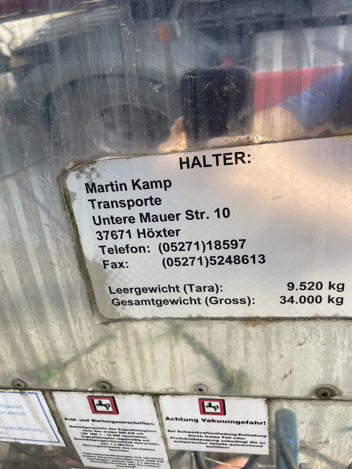 Klaeser TSA 55 C - Poluprikolica cisterna: slika Klaeser TSA 55 C - Poluprikolica cisterna Klaeser TSA 55 C - Poluprikolica cisterna: slika Klaeser TSA 55 C - Poluprikolica cisterna