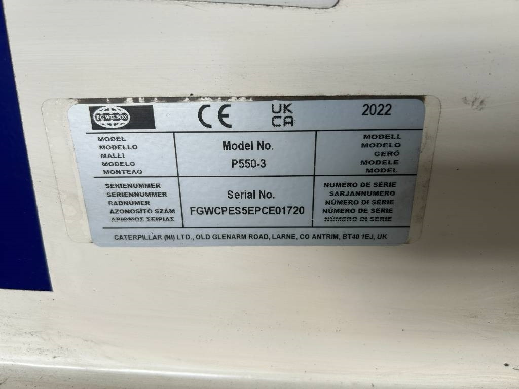 Novi Generatorski set FG Wilson P550-3 - 550 kVA Open Genset - DPX-16020-O: slika Novi Generatorski set FG Wilson P550-3 - 550 kVA Open Genset - DPX-16020-O