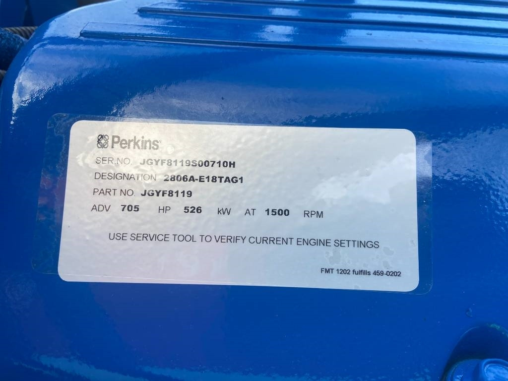 Novi Generatorski set FG Wilson P605-3 - 605 kVA Open Genset - DPX-16021-O: slika Novi Generatorski set FG Wilson P605-3 - 605 kVA Open Genset - DPX-16021-O