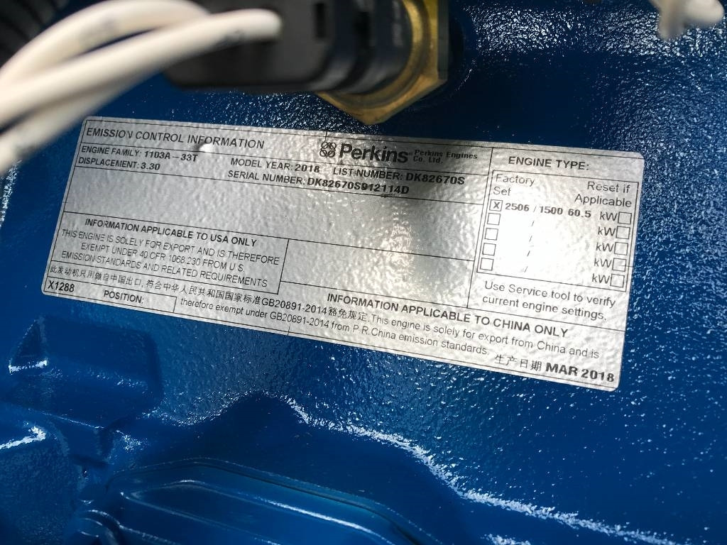 FG Wilson P65-5 - 65 kVA Genset - DPX-16006 - Generatorski set: slika FG Wilson P65-5 - 65 kVA Genset - DPX-16006 - Generatorski set FG Wilson P65-5 - 65 kVA Genset - DPX-16006 - Generatorski set: slika FG Wilson P65-5 - 65 kVA Genset - DPX-16006 - Generatorski set