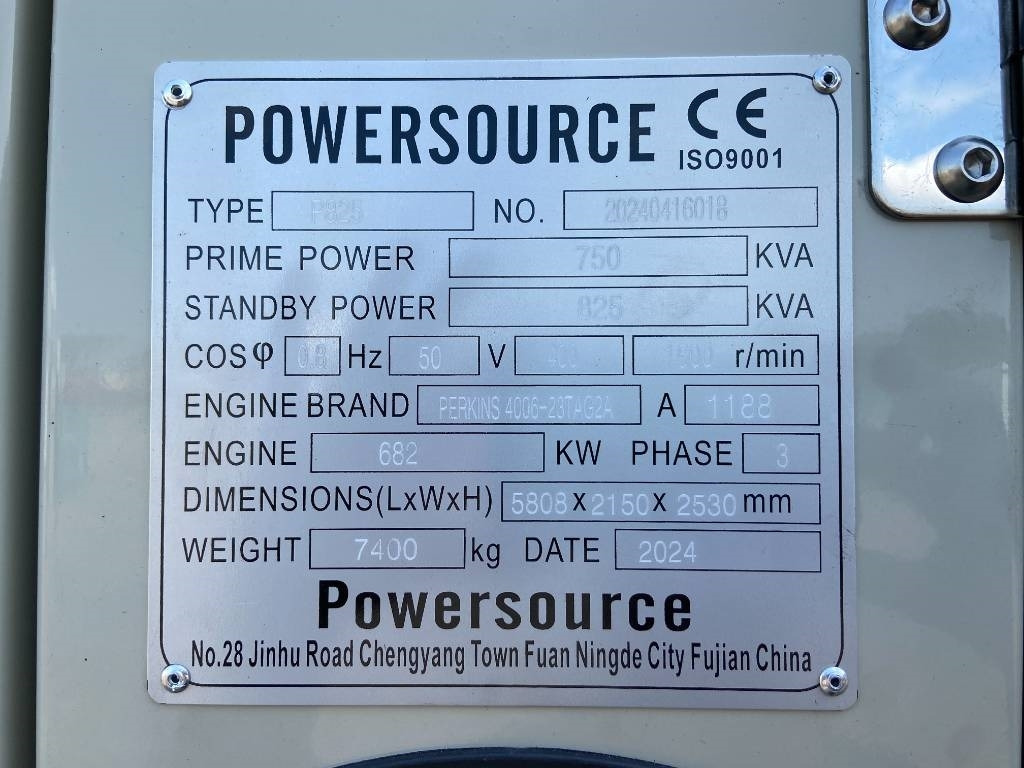 Perkins 4006-23TAG2A - 825 kVA Generator - DPX-19817 - Generatorski set: slika Perkins 4006-23TAG2A - 825 kVA Generator - DPX-19817 - Generatorski set Perkins 4006-23TAG2A - 825 kVA Generator - DPX-19817 - Generatorski set: slika Perkins 4006-23TAG2A - 825 kVA Generator - DPX-19817 - Generatorski set