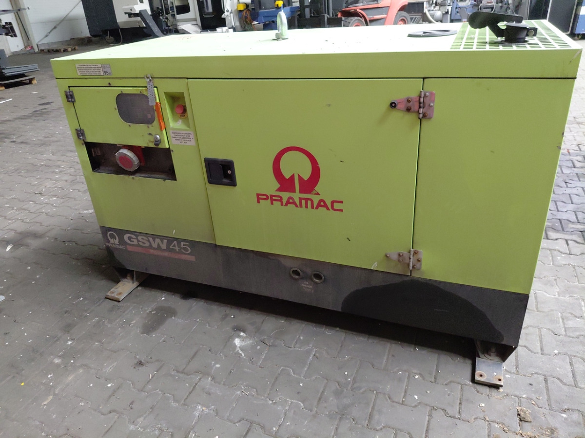 Agregat prądotwórczy – PRAMAC GSW 45Y – 39,7 kW – ON - Generatorski set: slika Agregat prądotwórczy – PRAMAC GSW 45Y – 39,7 kW – ON - Generatorski set Agregat prądotwórczy – PRAMAC GSW 45Y – 39,7 kW – ON - Generatorski set: slika Agregat prądotwórczy – PRAMAC GSW 45Y – 39,7 kW – ON - Generatorski set