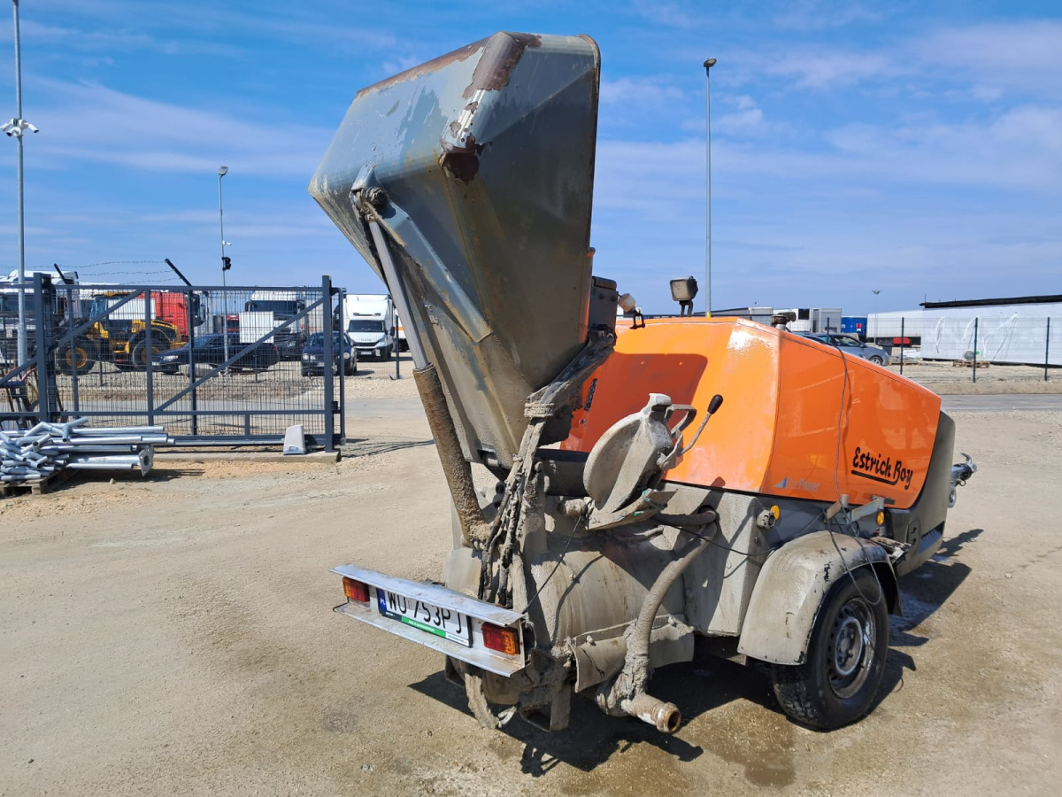 Pompa do betonu PUTZMEISTER ESTRICH BOY 450BS - 2022 - 36,4kW - 1328 mth - Stacionarna pumpa za beton: slika Pompa do betonu PUTZMEISTER ESTRICH BOY 450BS - 2022 - 36,4kW - 1328 mth - Stacionarna pumpa za beton Pompa do betonu PUTZMEISTER ESTRICH BOY 450BS - 2022 - 36,4kW - 1328 mth - Stacionarna pumpa za beton: slika Pompa do betonu PUTZMEISTER ESTRICH BOY 450BS - 2022 - 36,4kW - 1328 mth - Stacionarna pumpa za beton