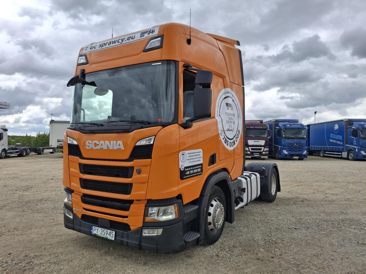 SCANIA R410 CIĄGNIK SIODŁOWY - Tegljač: slika SCANIA R410 CIĄGNIK SIODŁOWY - Tegljač SCANIA R410 CIĄGNIK SIODŁOWY - Tegljač: slika SCANIA R410 CIĄGNIK SIODŁOWY - Tegljač