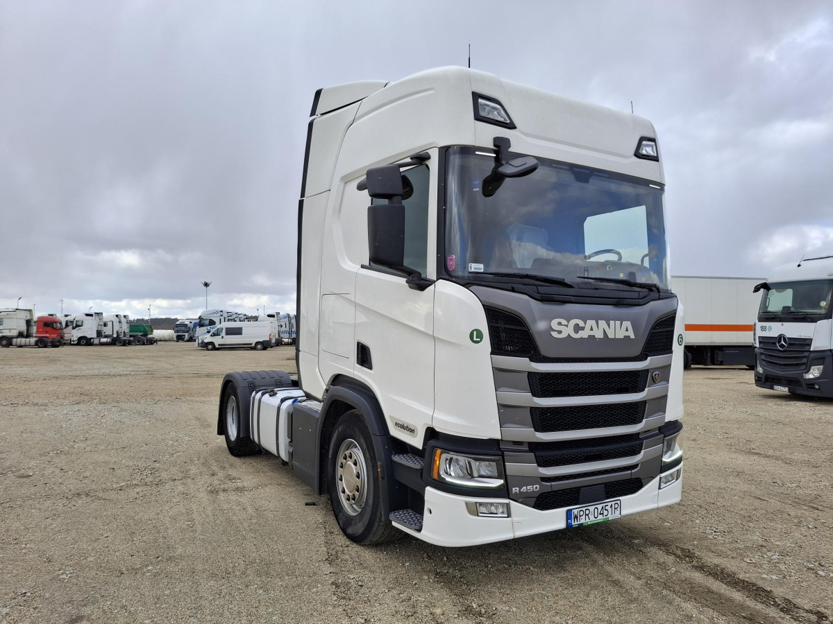 SCANIA R450 CIĄGNIK SIODŁOWY - Tegljač: slika SCANIA R450 CIĄGNIK SIODŁOWY - Tegljač SCANIA R450 CIĄGNIK SIODŁOWY - Tegljač: slika SCANIA R450 CIĄGNIK SIODŁOWY - Tegljač