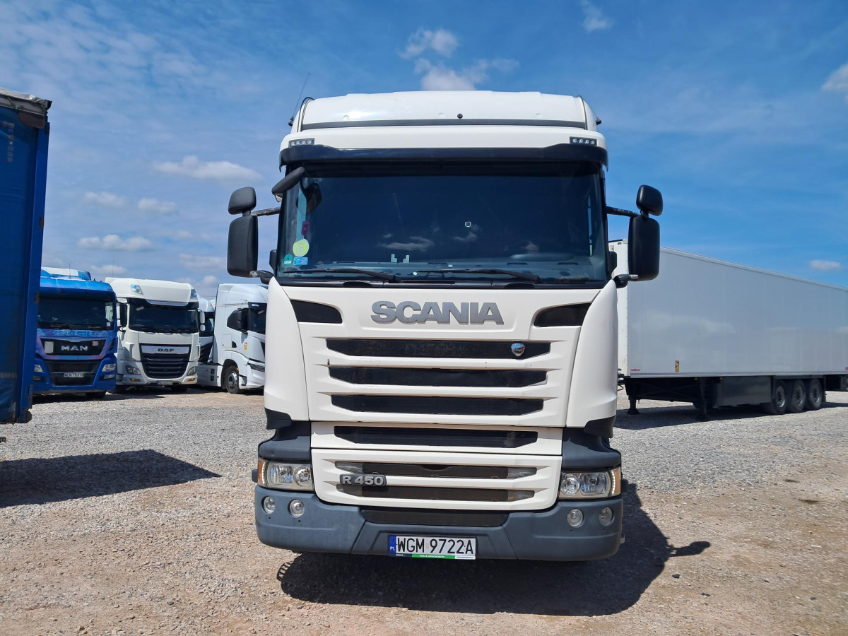 SCANIA R450 CIĄGNIK SIODŁOWY - Tegljač: slika SCANIA R450 CIĄGNIK SIODŁOWY - Tegljač SCANIA R450 CIĄGNIK SIODŁOWY - Tegljač: slika SCANIA R450 CIĄGNIK SIODŁOWY - Tegljač