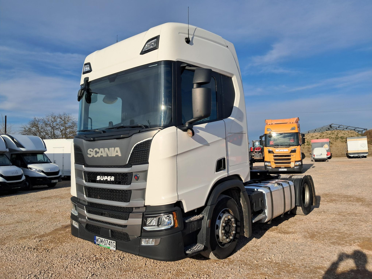 SCANIA R450 CIĄGNIK SIODŁOWY - Tegljač: slika SCANIA R450 CIĄGNIK SIODŁOWY - Tegljač SCANIA R450 CIĄGNIK SIODŁOWY - Tegljač: slika SCANIA R450 CIĄGNIK SIODŁOWY - Tegljač