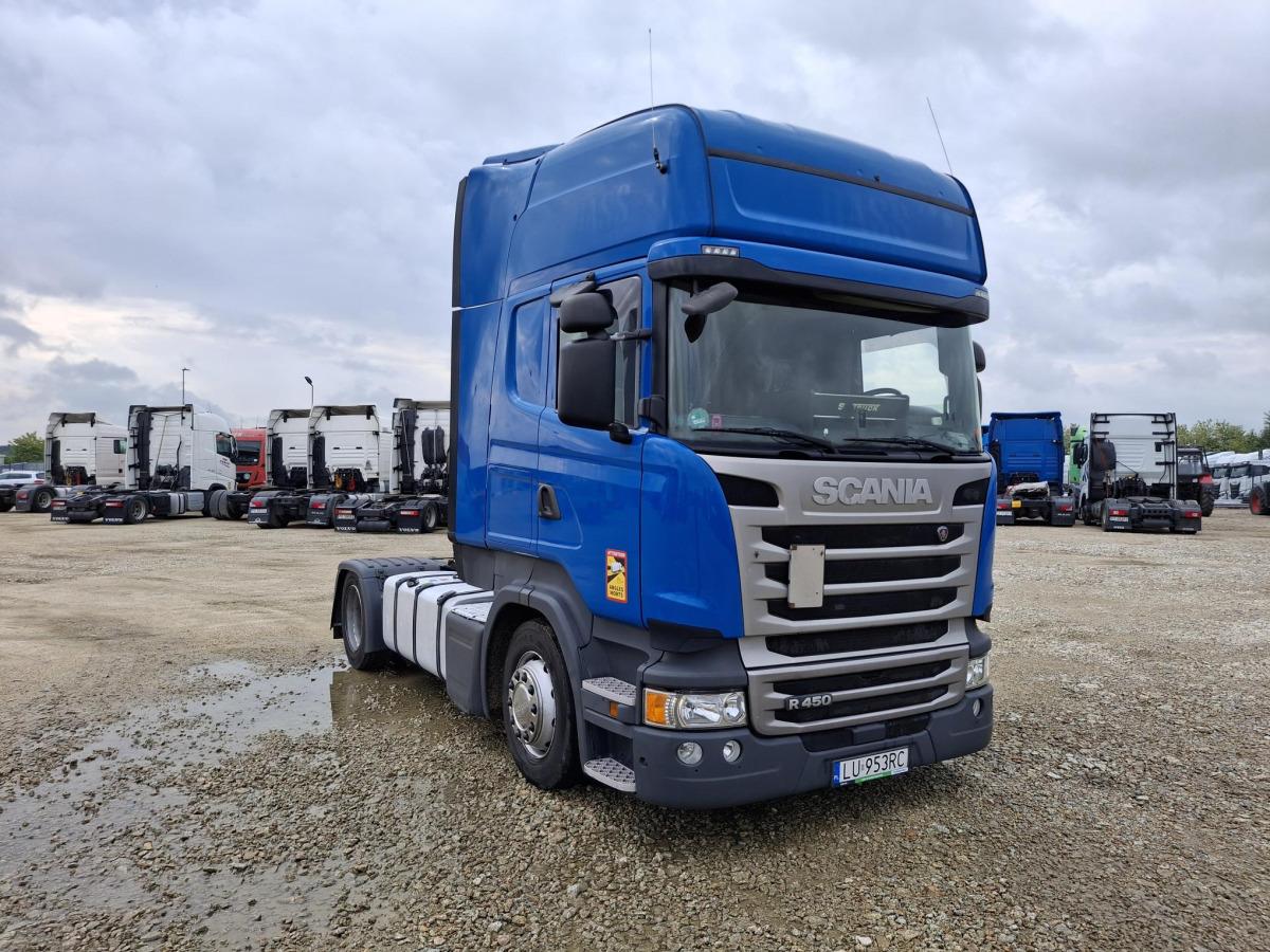 SCANIA R450 CIĄGNIK SIODŁOWY - Tegljač: slika SCANIA R450 CIĄGNIK SIODŁOWY - Tegljač SCANIA R450 CIĄGNIK SIODŁOWY - Tegljač: slika SCANIA R450 CIĄGNIK SIODŁOWY - Tegljač