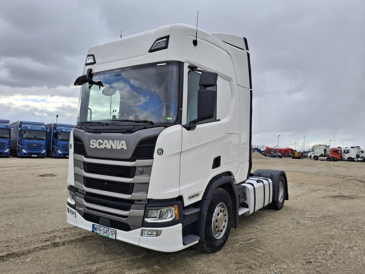 SCANIA R450 CIĄGNIK SIODŁOWY - Tegljač: slika SCANIA R450 CIĄGNIK SIODŁOWY - Tegljač SCANIA R450 CIĄGNIK SIODŁOWY - Tegljač: slika SCANIA R450 CIĄGNIK SIODŁOWY - Tegljač