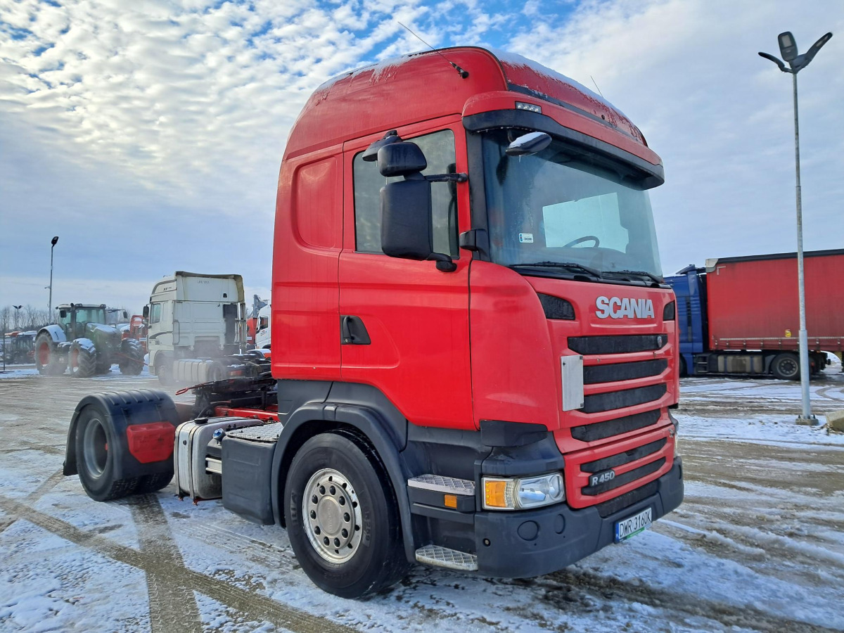 SCANIA R450 CIĄGNIK SIODŁOWY - Tegljač: slika SCANIA R450 CIĄGNIK SIODŁOWY - Tegljač SCANIA R450 CIĄGNIK SIODŁOWY - Tegljač: slika SCANIA R450 CIĄGNIK SIODŁOWY - Tegljač