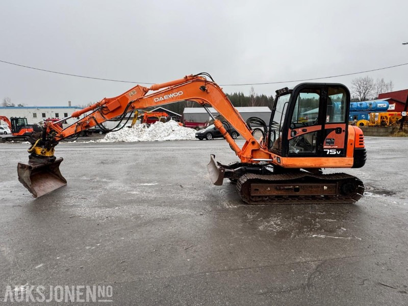 2004 Daewoo Solar 75v gravemaskin / tiltrotator / pusseskuffe / 3626 timer - Bager: slika 2004 Daewoo Solar 75v gravemaskin / tiltrotator / pusseskuffe / 3626 timer - Bager 2004 Daewoo Solar 75v gravemaskin / tiltrotator / pusseskuffe / 3626 timer - Bager: slika 2004 Daewoo Solar 75v gravemaskin / tiltrotator / pusseskuffe / 3626 timer - Bager
