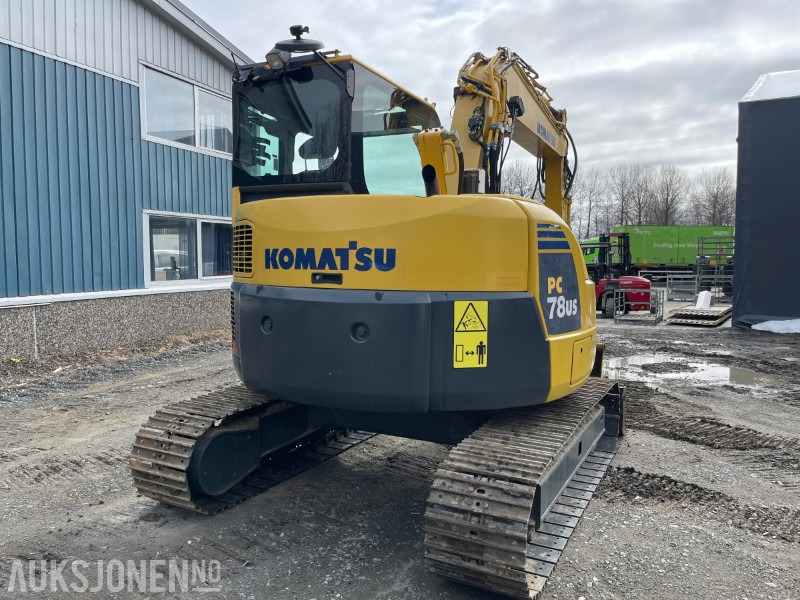 2011 Komatsu PC 78 US-8 Graver med Tiltrotator og tre skuffer - Bager: slika 2011 Komatsu PC 78 US-8 Graver med Tiltrotator og tre skuffer - Bager 2011 Komatsu PC 78 US-8 Graver med Tiltrotator og tre skuffer - Bager: slika 2011 Komatsu PC 78 US-8 Graver med Tiltrotator og tre skuffer - Bager