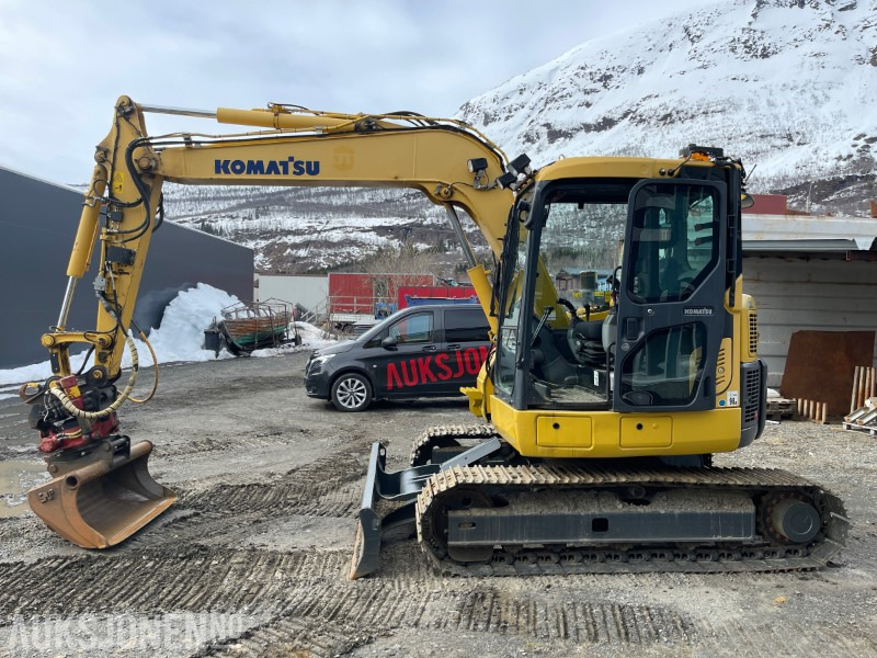 2011 Komatsu PC 78 US-8 Graver med Tiltrotator og tre skuffer - Bager: slika 2011 Komatsu PC 78 US-8 Graver med Tiltrotator og tre skuffer - Bager 2011 Komatsu PC 78 US-8 Graver med Tiltrotator og tre skuffer - Bager: slika 2011 Komatsu PC 78 US-8 Graver med Tiltrotator og tre skuffer - Bager