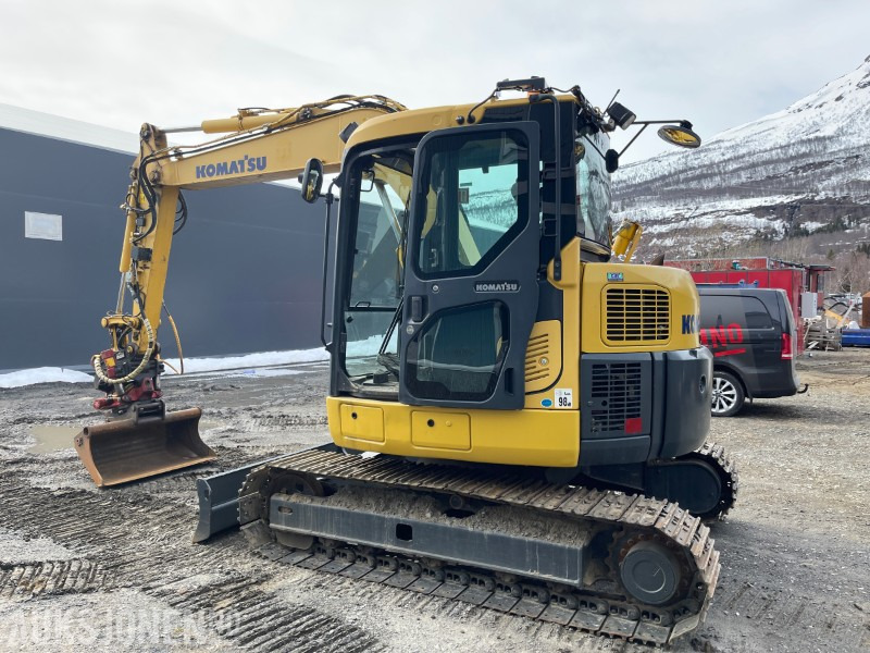 2011 Komatsu PC 78 US-8 Graver med Tiltrotator og tre skuffer - Bager: slika 2011 Komatsu PC 78 US-8 Graver med Tiltrotator og tre skuffer - Bager 2011 Komatsu PC 78 US-8 Graver med Tiltrotator og tre skuffer - Bager: slika 2011 Komatsu PC 78 US-8 Graver med Tiltrotator og tre skuffer - Bager