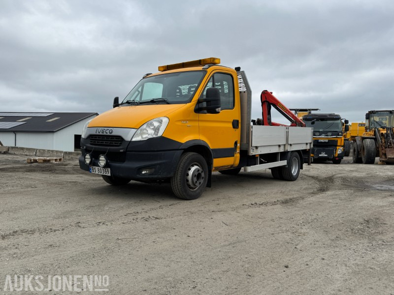 2013 Iveco Daily Planbil m/palfinger kran. - Kamion s otvorenim sandukom: slika 2013 Iveco Daily Planbil m/palfinger kran. - Kamion s otvorenim sandukom 2013 Iveco Daily Planbil m/palfinger kran. - Kamion s otvorenim sandukom: slika 2013 Iveco Daily Planbil m/palfinger kran. - Kamion s otvorenim sandukom