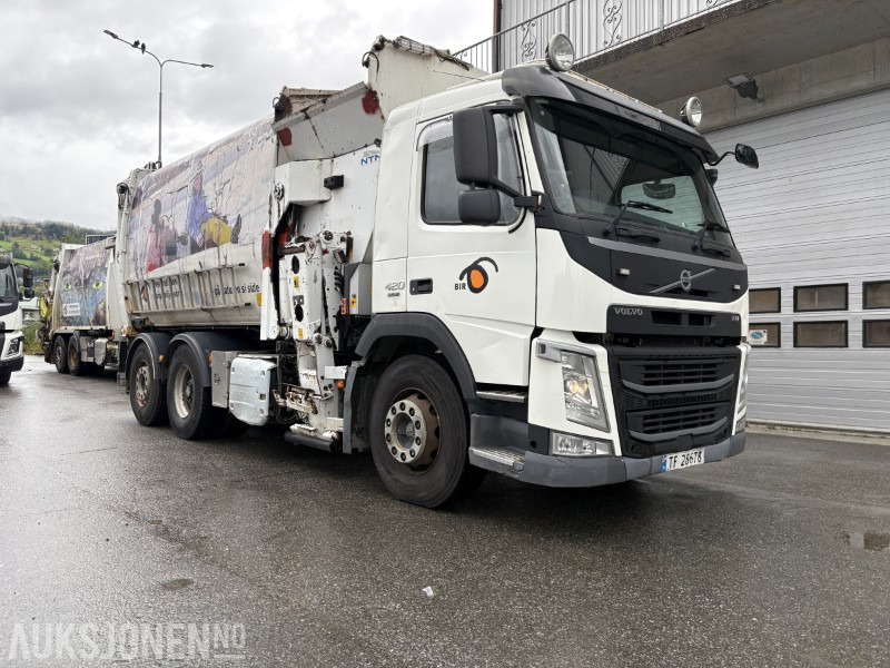 2014 Volvo FM420 EURO 6 sidelaster / komprimatorbil / renovasjonsbil - leveres med ny EU godkjenning - Kamion za odvoz smeća: slika 2014 Volvo FM420 EURO 6 sidelaster / komprimatorbil / renovasjonsbil - leveres med ny EU godkjenning - Kamion za odvoz smeća 2014 Volvo FM420 EURO 6 sidelaster / komprimatorbil / renovasjonsbil - leveres med ny EU godkjenning - Kamion za odvoz smeća: slika 2014 Volvo FM420 EURO 6 sidelaster / komprimatorbil / renovasjonsbil - leveres med ny EU godkjenning - Kamion za odvoz smeća