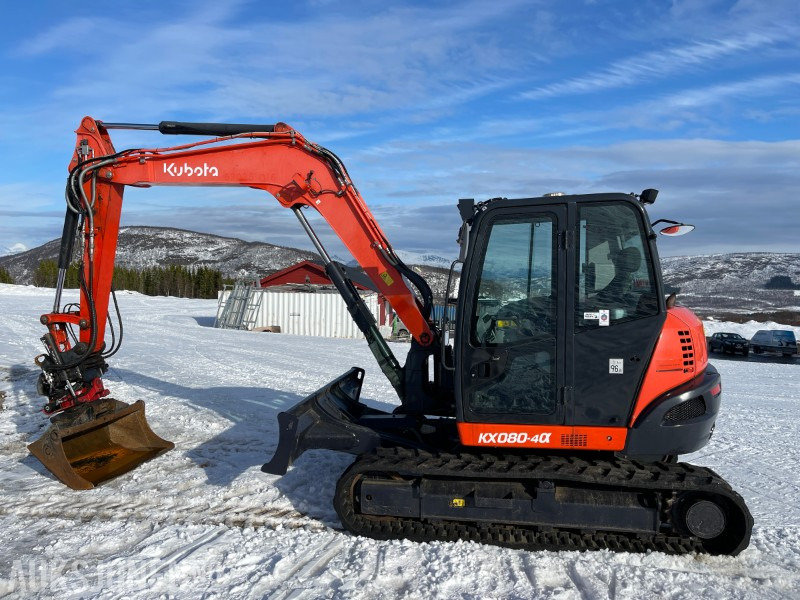 2017 Kubota KX080-4 S50 Feste Med Tiltrotator, Tømmerklype, Pigghammer, Graveskuffe, Smalskuffe, Pusseskuffe - Bager: slika 2017 Kubota KX080-4 S50 Feste Med Tiltrotator, Tømmerklype, Pigghammer, Graveskuffe, Smalskuffe, Pusseskuffe - Bager 2017 Kubota KX080-4 S50 Feste Med Tiltrotator, Tømmerklype, Pigghammer, Graveskuffe, Smalskuffe, Pusseskuffe - Bager: slika 2017 Kubota KX080-4 S50 Feste Med Tiltrotator, Tømmerklype, Pigghammer, Graveskuffe, Smalskuffe, Pusseskuffe - Bager