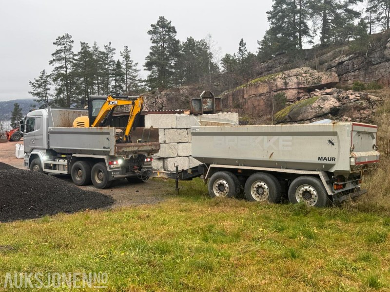 2017 Scania R730 tippbil med Maur trippelkjerre / EURO 6 / 6X4 - Kiper: slika 2017 Scania R730 tippbil med Maur trippelkjerre / EURO 6 / 6X4 - Kiper 2017 Scania R730 tippbil med Maur trippelkjerre / EURO 6 / 6X4 - Kiper: slika 2017 Scania R730 tippbil med Maur trippelkjerre / EURO 6 / 6X4 - Kiper