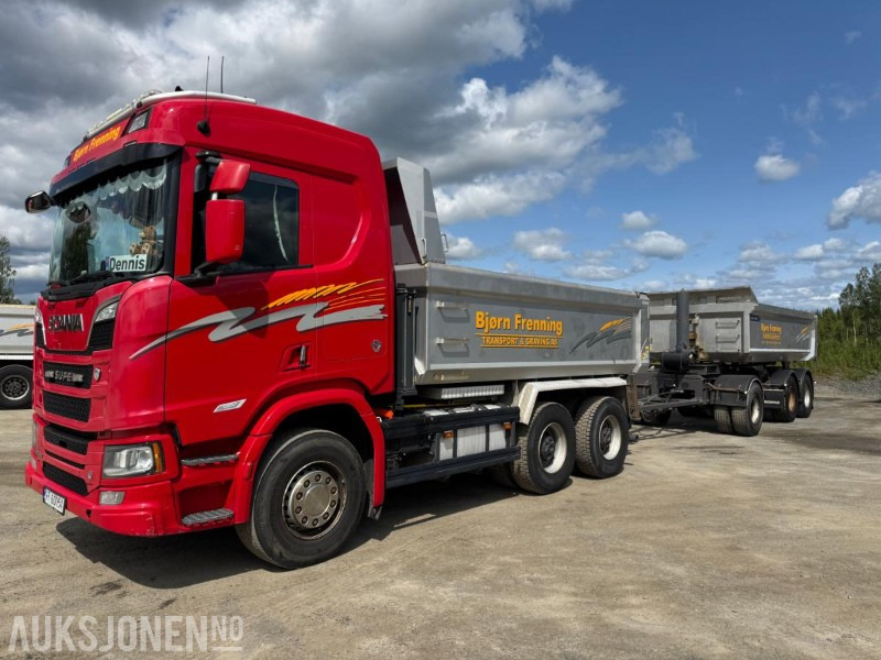 2018 Scania R580 GODT UTSTYRT TIPPBIL MED 3 AKSLET HENGER - Kiper: slika 2018 Scania R580 GODT UTSTYRT TIPPBIL MED 3 AKSLET HENGER - Kiper 2018 Scania R580 GODT UTSTYRT TIPPBIL MED 3 AKSLET HENGER - Kiper: slika 2018 Scania R580 GODT UTSTYRT TIPPBIL MED 3 AKSLET HENGER - Kiper
