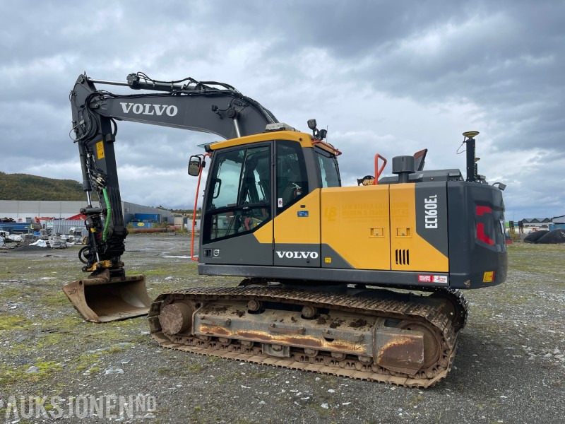 2018 Volvo EC 160 EL Gravemaskin med Engcon tiltrotator, Leica GPS, Sentralsmøring, Hk S60, 5327 timer - Bager: slika 2018 Volvo EC 160 EL Gravemaskin med Engcon tiltrotator, Leica GPS, Sentralsmøring, Hk S60, 5327 timer - Bager 2018 Volvo EC 160 EL Gravemaskin med Engcon tiltrotator, Leica GPS, Sentralsmøring, Hk S60, 5327 timer - Bager: slika 2018 Volvo EC 160 EL Gravemaskin med Engcon tiltrotator, Leica GPS, Sentralsmøring, Hk S60, 5327 timer - Bager
