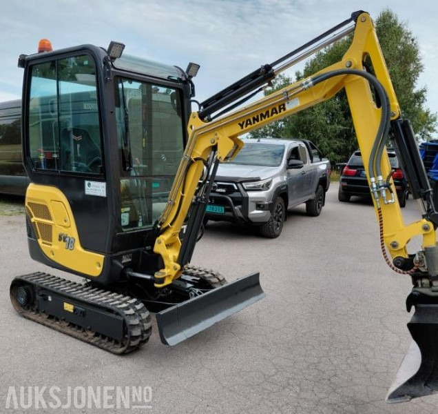2019 Yanmar SV 18 MINIGRAVER 1900 timer - MVA-FRI - Mini bager: slika 2019 Yanmar SV 18 MINIGRAVER 1900 timer - MVA-FRI - Mini bager 2019 Yanmar SV 18 MINIGRAVER 1900 timer - MVA-FRI - Mini bager: slika 2019 Yanmar SV 18 MINIGRAVER 1900 timer - MVA-FRI - Mini bager