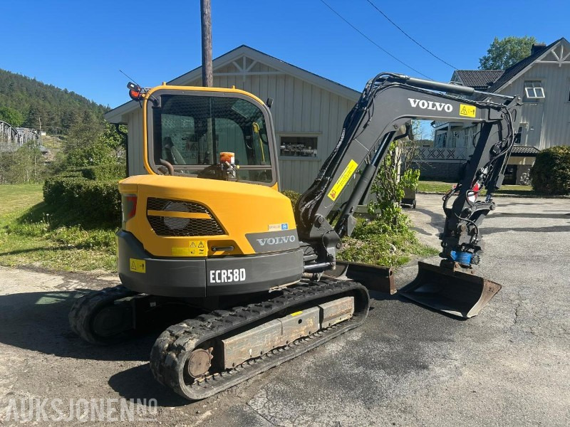 2020 Volvo ECR58D-Gravemaskin-Tiltrotator-2 Skuffer-Hydraulisk HK - Bager: slika 2020 Volvo ECR58D-Gravemaskin-Tiltrotator-2 Skuffer-Hydraulisk HK - Bager 2020 Volvo ECR58D-Gravemaskin-Tiltrotator-2 Skuffer-Hydraulisk HK - Bager: slika 2020 Volvo ECR58D-Gravemaskin-Tiltrotator-2 Skuffer-Hydraulisk HK - Bager
