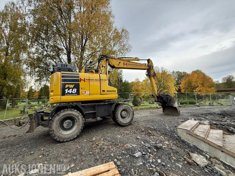 2021 Komatsu PW 148-11 hjulgraver | GPS | 360 kamera - Bager: slika 2021 Komatsu PW 148-11 hjulgraver | GPS | 360 kamera - Bager 2021 Komatsu PW 148-11 hjulgraver | GPS | 360 kamera - Bager: slika 2021 Komatsu PW 148-11 hjulgraver | GPS | 360 kamera - Bager