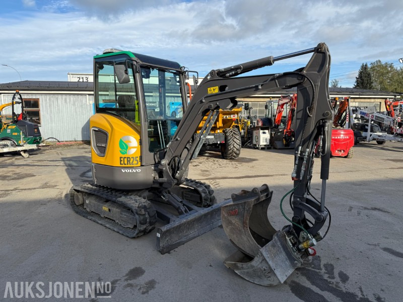2021 Volvo JECR25D elektrisk minigraver, 2 skuffer, skjær, lav timetall, Steelwrist, LED - Mini bager: slika 2021 Volvo JECR25D elektrisk minigraver, 2 skuffer, skjær, lav timetall, Steelwrist, LED - Mini bager 2021 Volvo JECR25D elektrisk minigraver, 2 skuffer, skjær, lav timetall, Steelwrist, LED - Mini bager: slika 2021 Volvo JECR25D elektrisk minigraver, 2 skuffer, skjær, lav timetall, Steelwrist, LED - Mini bager