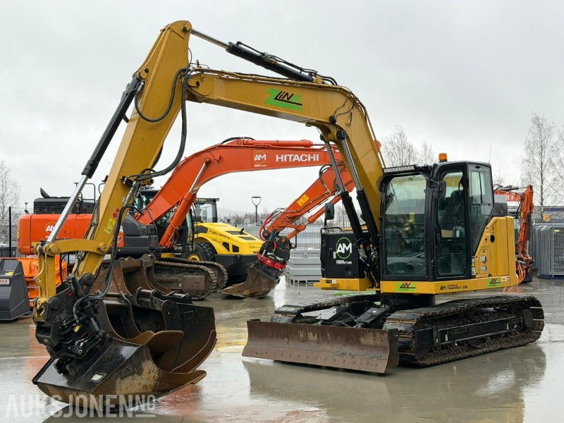 2021 modell Cat 310 Z - LINE elektrisk gravemaskin med rotortilt og tre skuffer. - Bager: slika 2021 modell Cat 310 Z - LINE elektrisk gravemaskin med rotortilt og tre skuffer. - Bager 2021 modell Cat 310 Z - LINE elektrisk gravemaskin med rotortilt og tre skuffer. - Bager: slika 2021 modell Cat 310 Z - LINE elektrisk gravemaskin med rotortilt og tre skuffer. - Bager