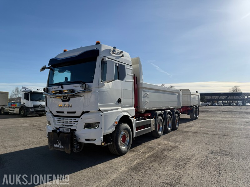 2022 MAN TGX 35.510 - Bil og henger. Grus og asfalt kasser - Kiper: slika 2022 MAN TGX 35.510 - Bil og henger. Grus og asfalt kasser - Kiper 2022 MAN TGX 35.510 - Bil og henger. Grus og asfalt kasser - Kiper: slika 2022 MAN TGX 35.510 - Bil og henger. Grus og asfalt kasser - Kiper