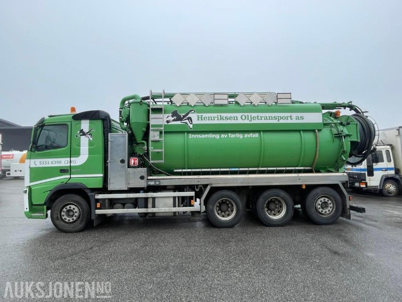 Namjenska/ Posebna vozila 2010 VOLVO FH500 8X4 INTERCONSULT SS2343 BST3-17CR ADR SLAMSUGER MED HØYTRYKKSPYLER - 203576 KM.: slika Namjenska/ Posebna vozila 2010 VOLVO FH500 8X4 INTERCONSULT SS2343 BST3-17CR ADR SLAMSUGER MED HØYTRYKKSPYLER - 203576 KM.