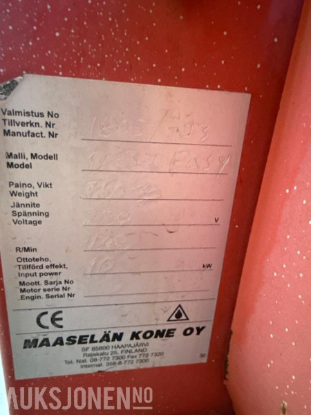 2003 Hakkipilke 1x37 Easy 37 - vedmaksin - mva fri - Poljoprivredni strojevi: slika  2003 Hakkipilke 1x37 Easy 37 - vedmaksin - mva fri - Poljoprivredni strojevi 2003 Hakkipilke 1x37 Easy 37 - vedmaksin - mva fri - Poljoprivredni strojevi: slika  2003 Hakkipilke 1x37 Easy 37 - vedmaksin - mva fri - Poljoprivredni strojevi