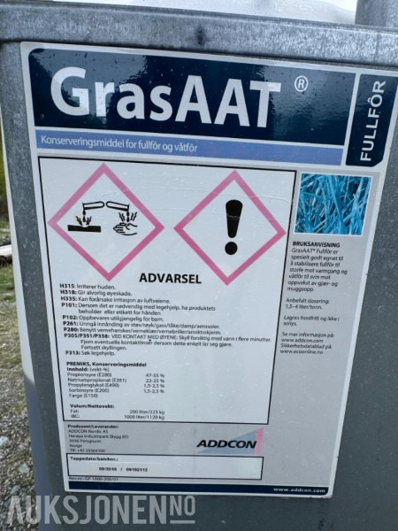 2019 ADDCON GrasAAT - Konserveringsmiddel for fullfôr og våtfôr - Poljoprivredni strojevi: slika 2019 ADDCON GrasAAT - Konserveringsmiddel for fullfôr og våtfôr - Poljoprivredni strojevi 2019 ADDCON GrasAAT - Konserveringsmiddel for fullfôr og våtfôr - Poljoprivredni strojevi: slika 2019 ADDCON GrasAAT - Konserveringsmiddel for fullfôr og våtfôr - Poljoprivredni strojevi