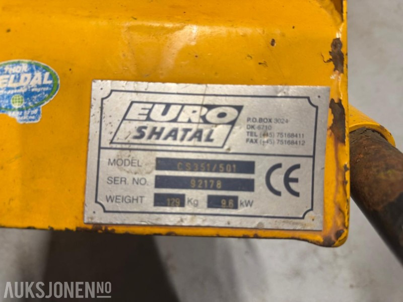 Priključak za Građevinski strojevi 3 stk Euro Shatal asfaltsager – CS351/501 og CS502HD: slika Priključak za Građevinski strojevi 3 stk Euro Shatal asfaltsager – CS351/501 og CS502HD