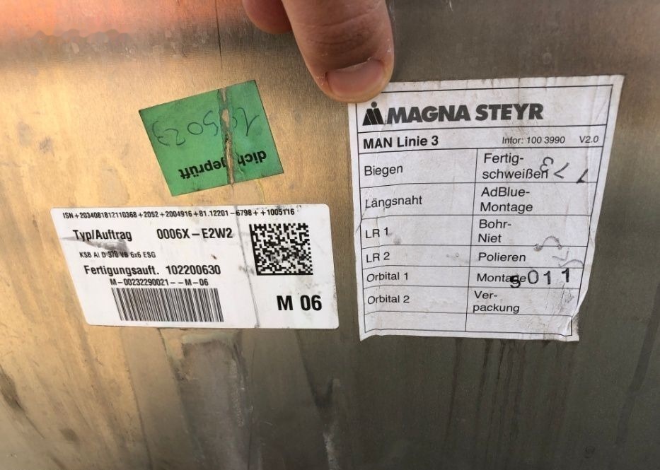 Nou marca MAGNA MAN TGX - Spremnik goriva za Kamion: slika Nou marca MAGNA MAN TGX - Spremnik goriva za Kamion Nou marca MAGNA MAN TGX - Spremnik goriva za Kamion: slika Nou marca MAGNA MAN TGX - Spremnik goriva za Kamion