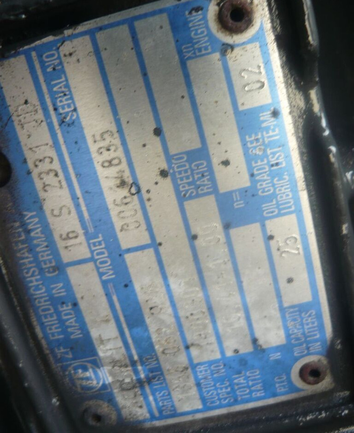 DAF ZF16S2331TD IT DAF XF 105 460 E5 - Mjenjač za Kamion: slika DAF ZF16S2331TD IT DAF XF 105 460 E5 - Mjenjač za Kamion DAF ZF16S2331TD IT DAF XF 105 460 E5 - Mjenjač za Kamion: slika DAF ZF16S2331TD IT DAF XF 105 460 E5 - Mjenjač za Kamion