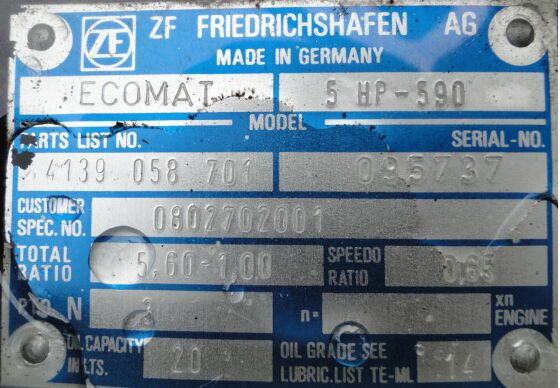 ZF Ecomat 5HP590 4139058701 - Mjenjač za Kamion: slika ZF Ecomat 5HP590 4139058701 - Mjenjač za Kamion ZF Ecomat 5HP590 4139058701 - Mjenjač za Kamion: slika ZF Ecomat 5HP590 4139058701 - Mjenjač za Kamion