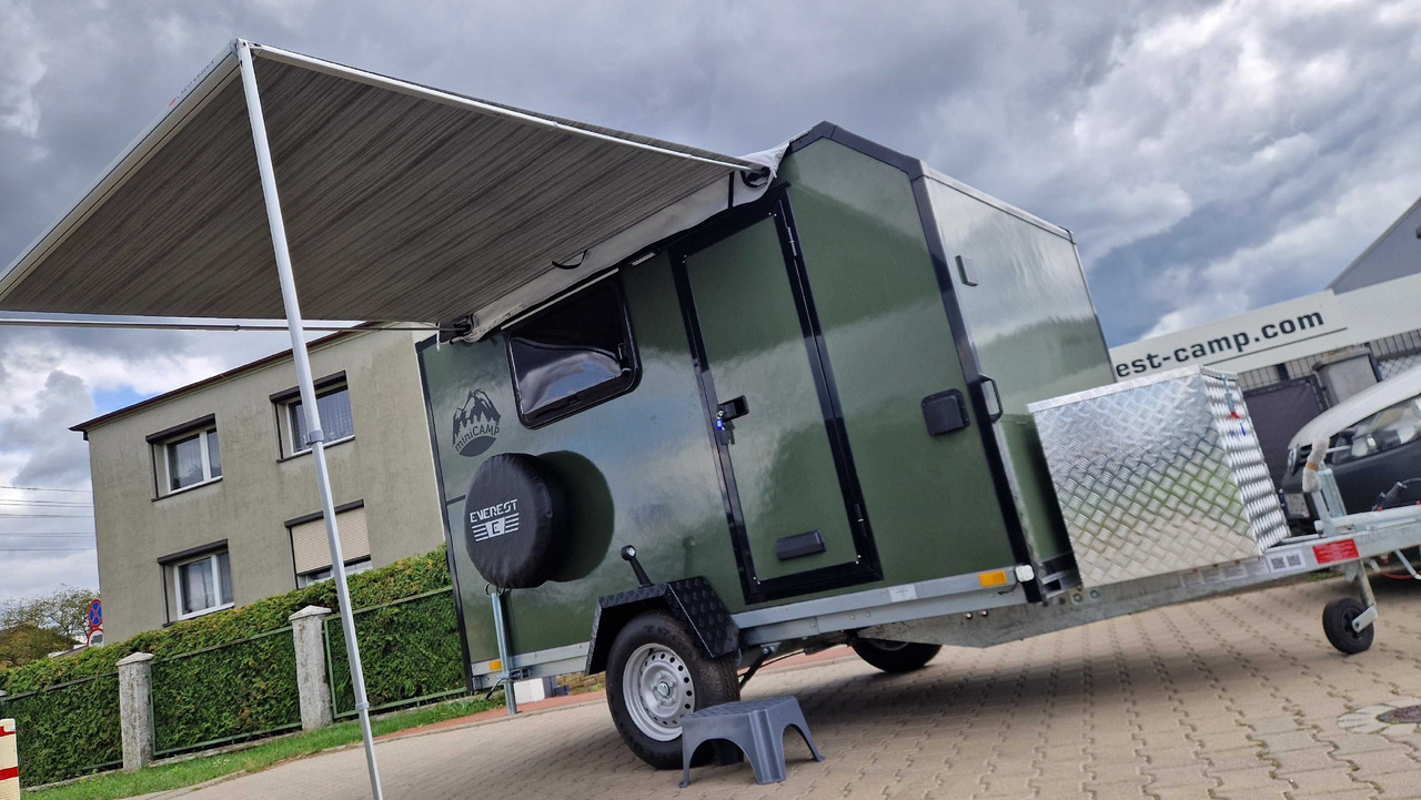 Everest Minicamp Kempinowa Towarowa Przyczepa lekka - Kamp prikolica: slika Everest Minicamp Kempinowa Towarowa Przyczepa lekka - Kamp prikolica Everest Minicamp Kempinowa Towarowa Przyczepa lekka - Kamp prikolica: slika Everest Minicamp Kempinowa Towarowa Przyczepa lekka - Kamp prikolica