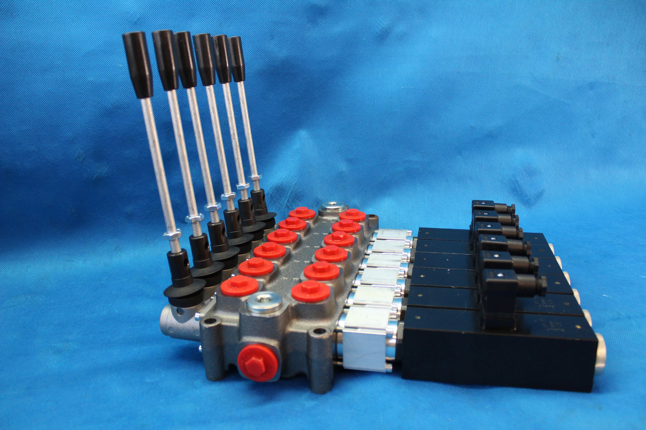 6 Sections Directional Control Valve Galtech Q95 120 l/min 31 GPM Electric solen for HDS-edged and cranes. - Aerodromska oprema: slika 6 Sections Directional Control Valve Galtech Q95 120 l/min 31 GPM Electric solen for HDS-edged and cranes. - Aerodromska oprema 6 Sections Directional Control Valve Galtech Q95 120 l/min 31 GPM Electric solen for HDS-edged and cranes. - Aerodromska oprema: slika 6 Sections Directional Control Valve Galtech Q95 120 l/min 31 GPM Electric solen for HDS-edged and cranes. - Aerodromska oprema